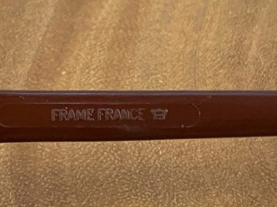 Gafas de sol Bolle acrílicas como están marco marrón borgoña vintage hechas en Francia Foto 4 de 4