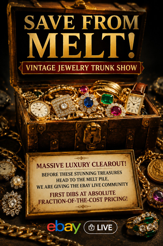 #001 - eBay Live Vintage Jewelry Listing