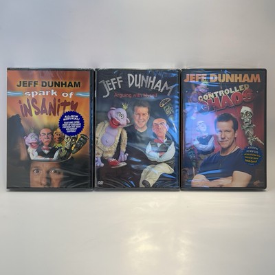 Jeff Dunham - 3 DVDs (Spark of Insanity, Arguing with Myself, Controlled Chaos)