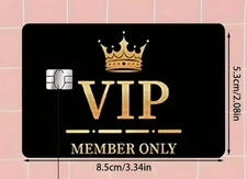 VIP Credit/Debit Card Cover Skin Sticker 