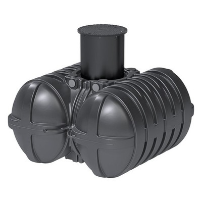  ROTH Flachspeicher Twinbloc  5000 Liter Regenwasser Tank