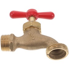 Wall Mounted Brass Garden Faucet Outdoor Water Spigot Yard Faucet