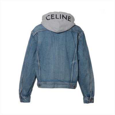 CELINE / Gジャン/XL/デニム/IDG/2Q472930F Celine Cotton Denim Jacket XL Men's Blue 2Q472930F hooded | eBay