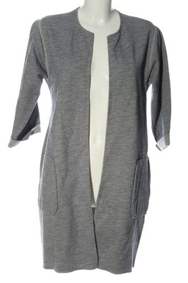 81HOURS Cardigan Damen Jacke Gr. DE 36 blau-weiß-hellgrau Casual-Look