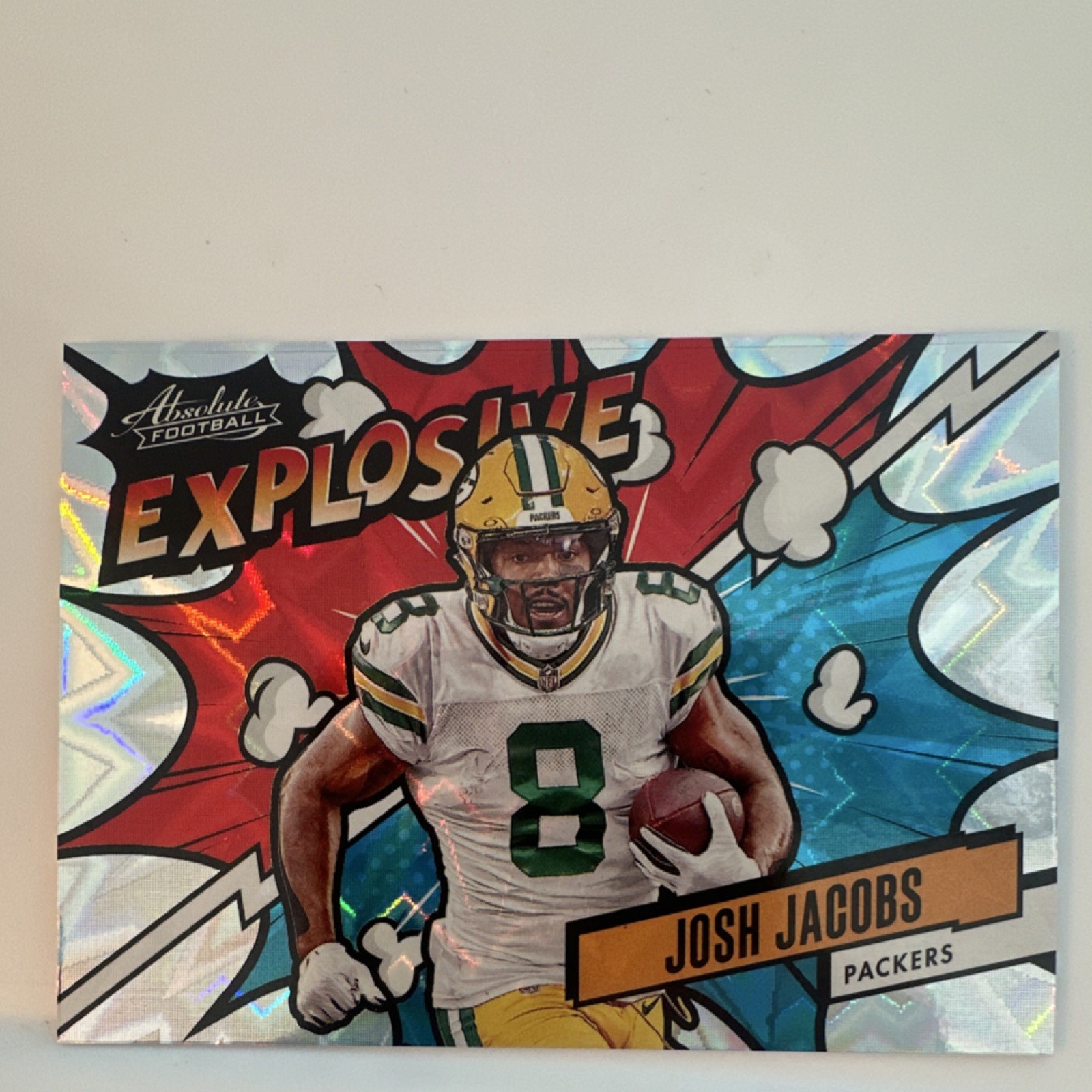 Panini Absolute Josh Jacobs Explosive Football Card Packers 2024 EX-JJS