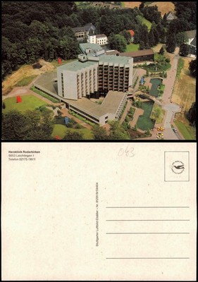 Leichlingen aerial view Heart Clinic Roderbirken from aircraft from 1975