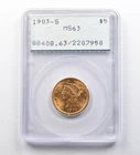 1903-S Liberty Half Eagle — photo from another recent sale