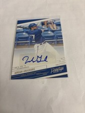 2021 Panini Chronicles - Prestige Autographs Jordan Groshans #PR-JG (AU, RC)