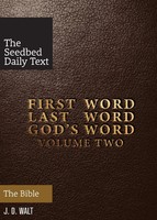 First Word. Last Word. God's Word. Volume 2 John David Walt Taschenbuch Englisch