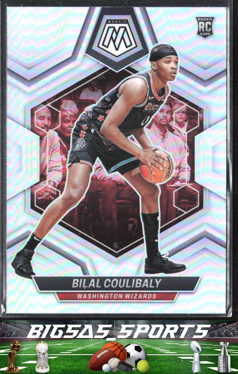 Bilal Coulibaly 2023-24 Panini Mosaic Silver #235 RC Washington Wizards