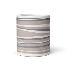 Earthy Minimalism Ceramic Mug - 11oz Coffee Cup Tea Cup Drink Cup