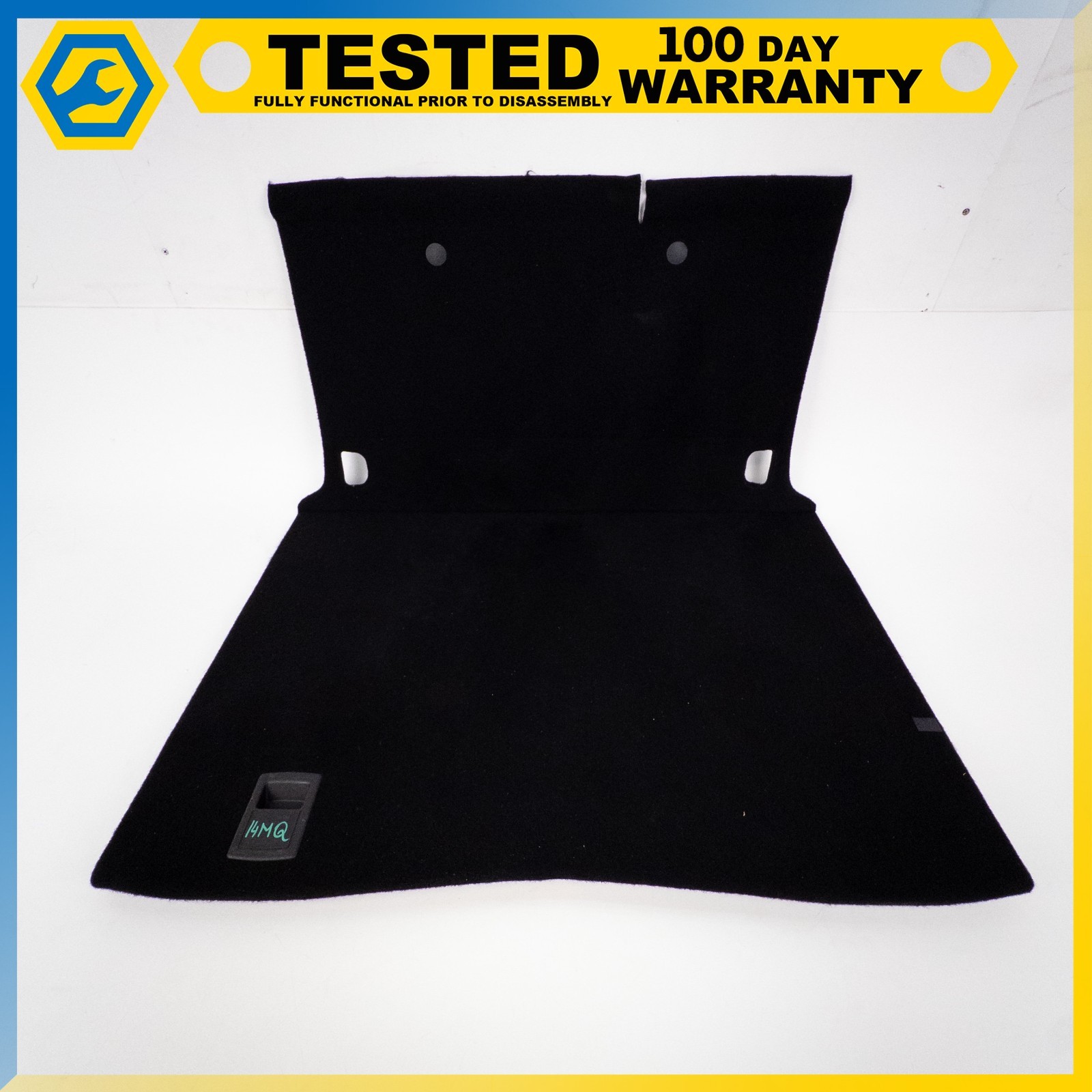 14-19 MASERATI QUATTROPORTE REAR TRUNK FLOOR CARGO COVER MAT BLACK OEM