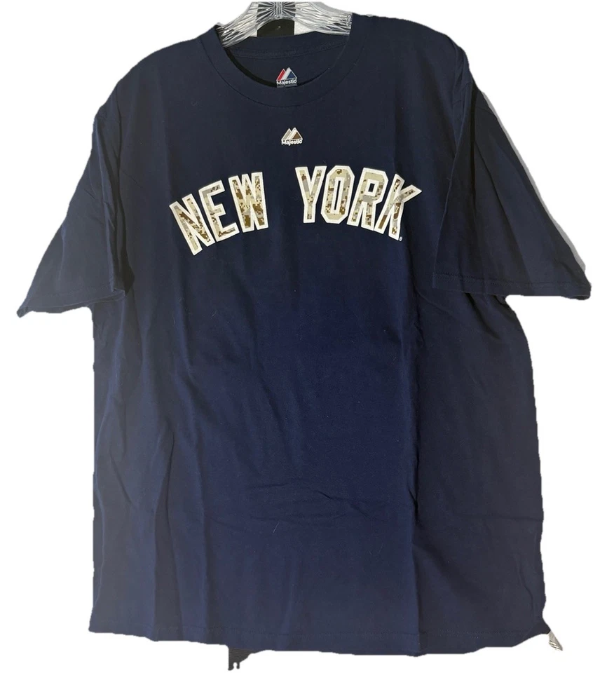 Camiseta Majestic Robinson Cano #24 Camuflada New York Yankees MLB Para Hombres XL USADA EN EXCELENTE ESTADO Foto 4 de 4