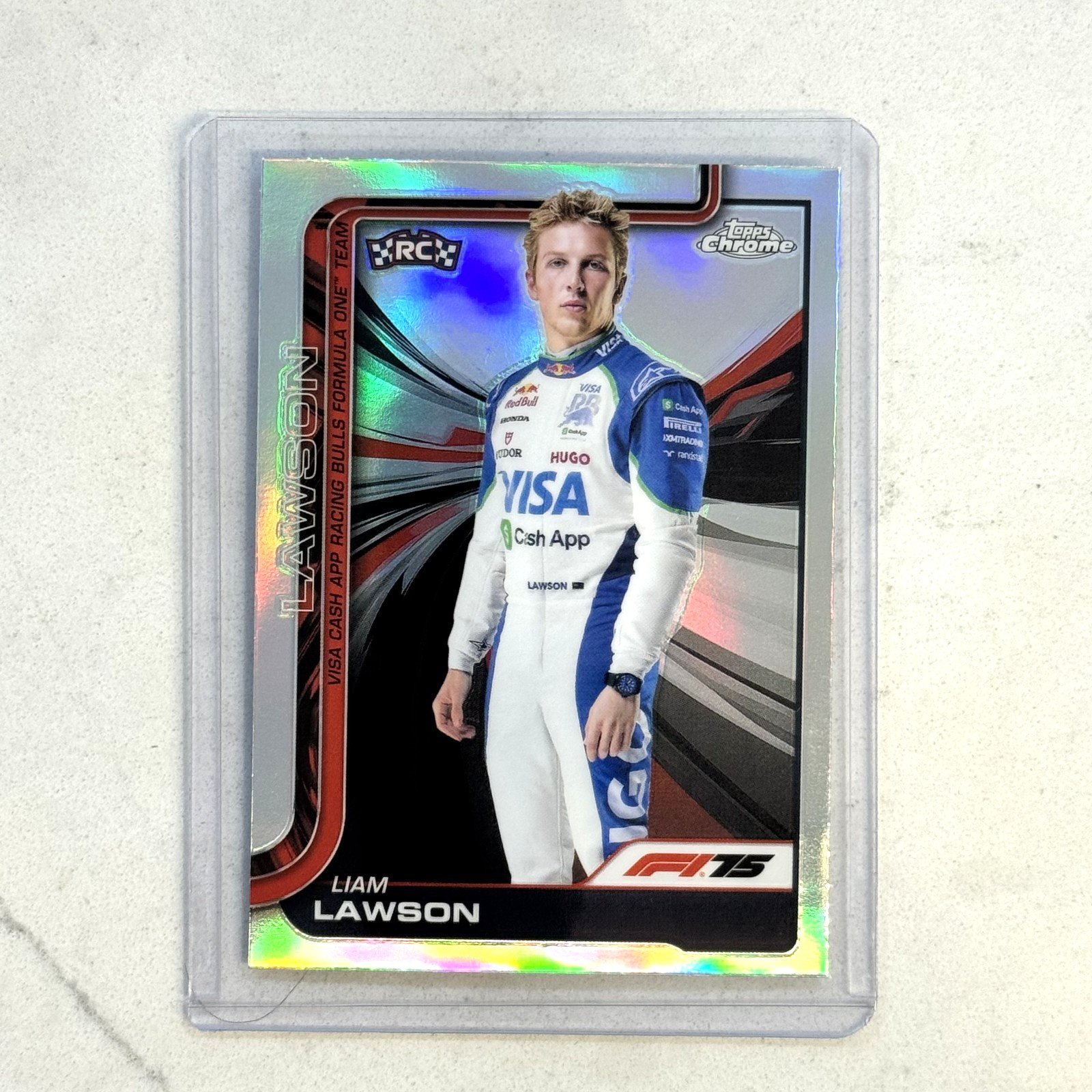 2025 Topps Chrome Formula 1 F1 Liam Lawson Rookie Refractor Rc #11