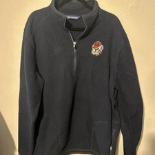 Georgia Bulldogs Cutter & Buck Eco Sherpa Fleece NWOT XLT Big 1/4 Zip Jacket
