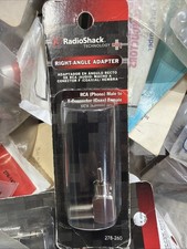 Radio Shack 2780260 F Connector Coax F to RCA Phono M Right Angle NEW