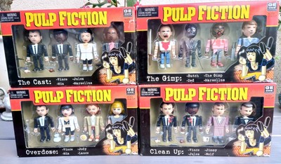 Neca Horror 4er  komplett Set ''Pulp Fiction'' Lego Block Style-NEU OVP