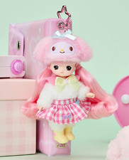 Sanrio Personajes X Pequeña Mimi Mi Melodía Muñeca Figura Llavero Bolso Dije Genuino