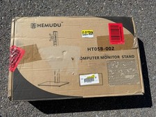 Hemudu - Dual Monitor Stand Black - HT05B-002