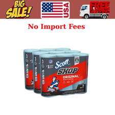 Scott Blue Shop Towel Cleaning Wipes 3-Pack Bundle of 3 Roll