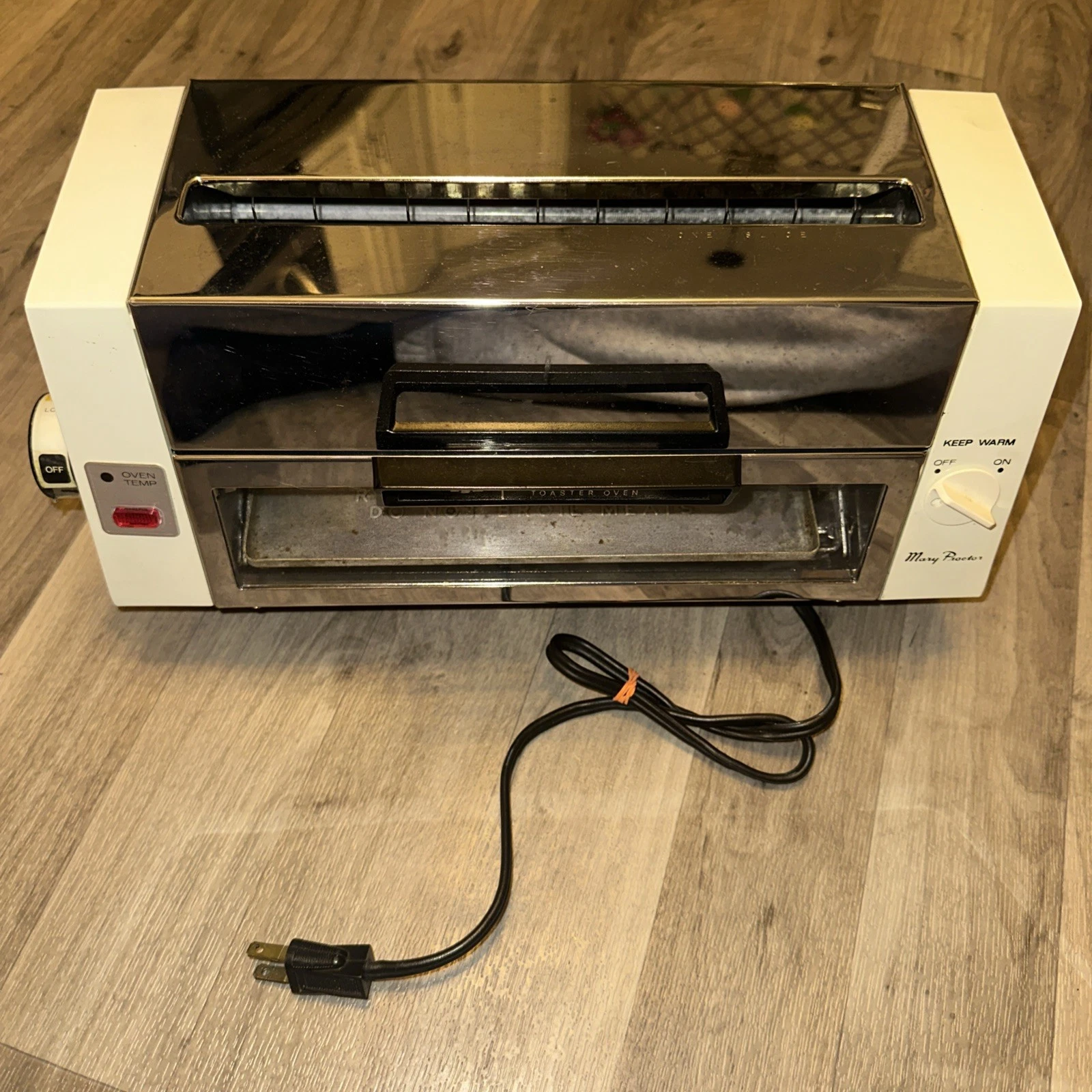 Vintage Proctor Silex Toaster Oven Broiler Model 0304 Rare 1975 Tested
