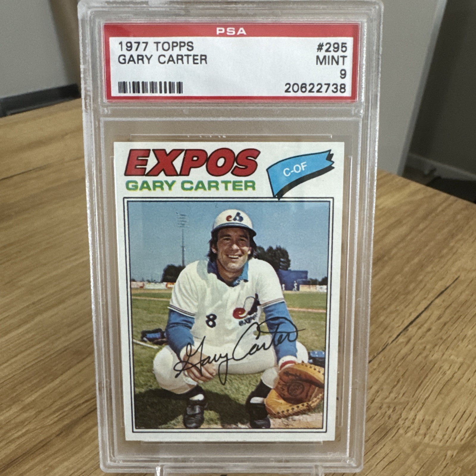 1977 Topps Baseball #295 Gary Carter PSA 9 MINT Expos HOF Rare