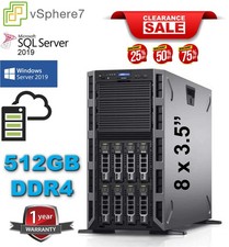 Dell PowerEdge T630 2xE5-2697v4 MAX 3.60Ghz 36Core 512GB DDR4 H730 32TB SAS 7.2K