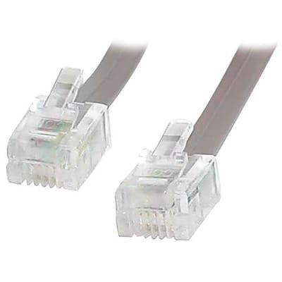 2PC STARTECH.COM RJ25FT 25 ft RJ11 Telephone Modem Cable - Phone Cable - 25 ft