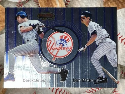 1999 bowmans best Baseball Derek Jeter, Don Mattingly #FR1C Rare!!