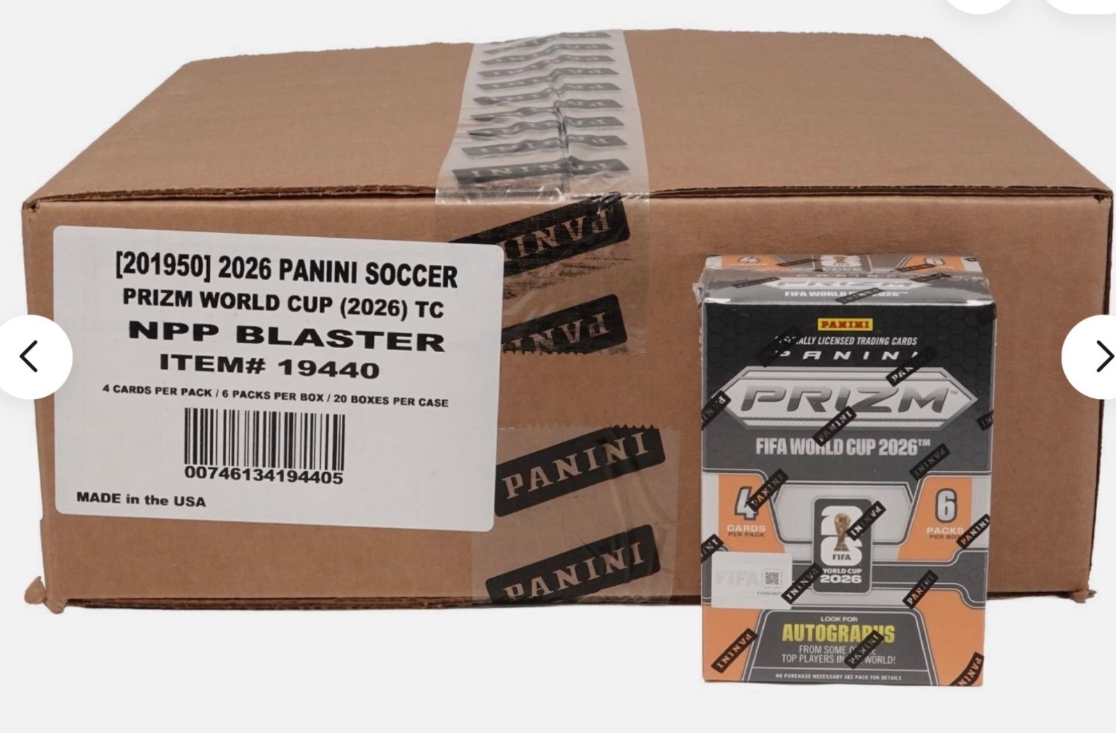 2026 Panini Prizm World Cup Soccer Blaster Box Case Factory Sealed New