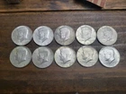 (10) 40% Silver Kennedy Half Dollars 1965-1969 $5 Face Value Constitutional -A4