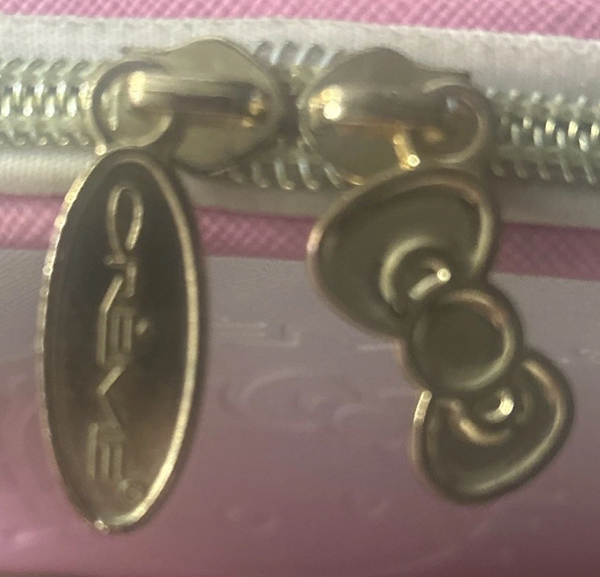 Hello Kitty x The Crème Shop Pink Cosmetic Makeup Bag Pouch 2023 Sanrio Collab - Image 3 of 4