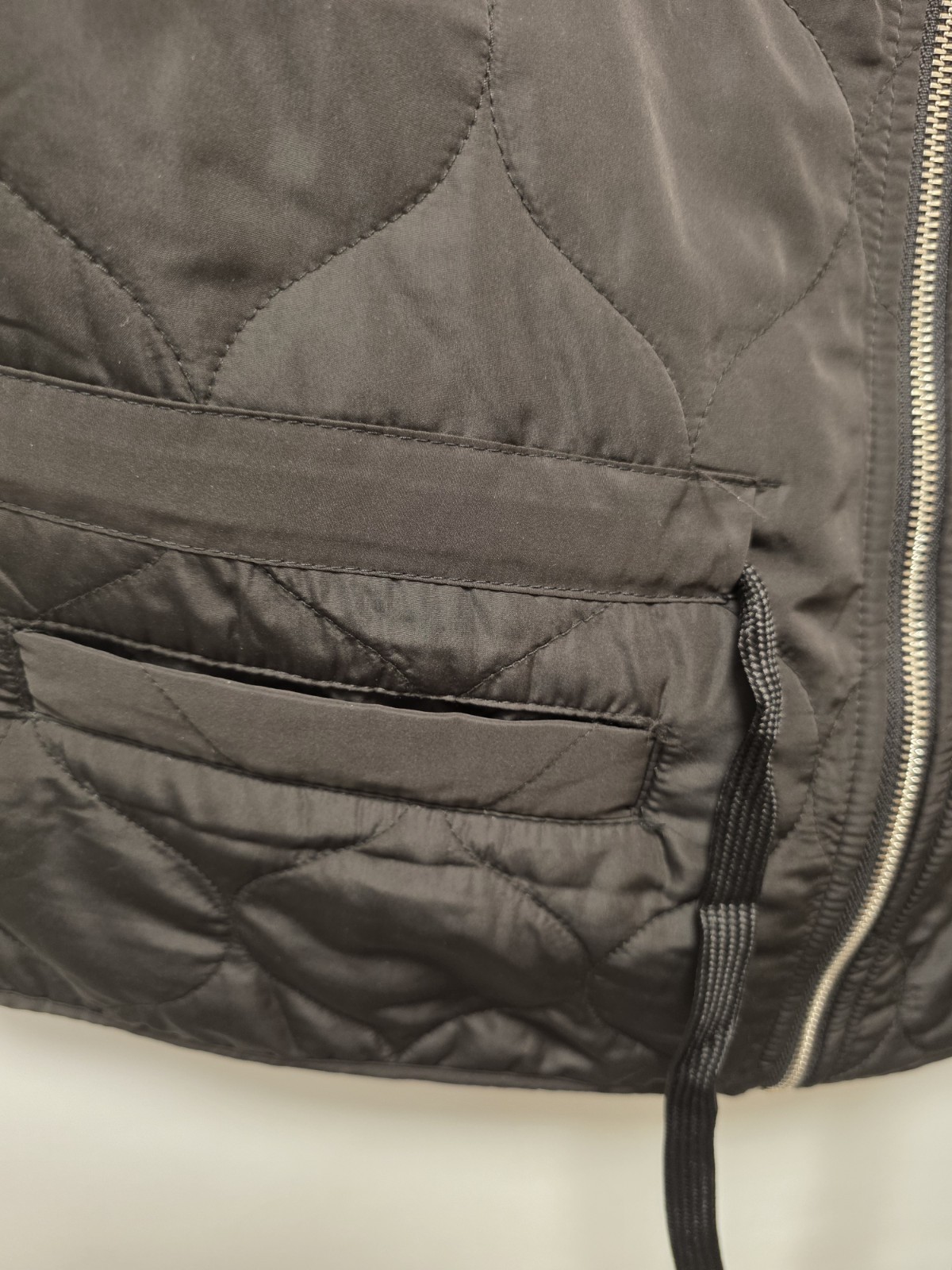 Yours Clothing Black Quilted Zip Gilet Utility Waistcoat Plus Size UK 20 image 4