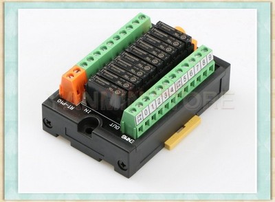 RT-P10S 10 way open contact relay module PLC output signal amplifying relay disc