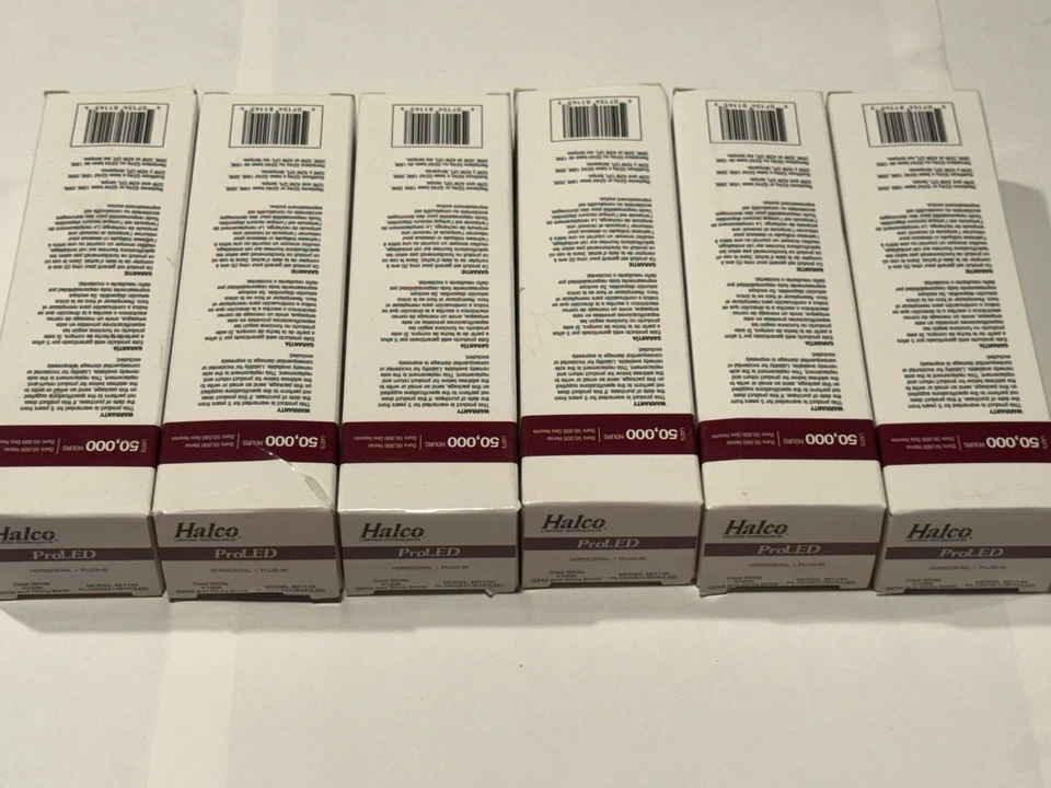 (6) Halco Lighting Technologies 50,000 Hr ProLED Horizontal Plugin 4100k 81145 - Image 4 of 4