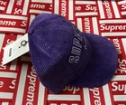 Casquette violette Supreme Nike Arc Corduroy 6 panneaux !! SS22 !!BNWT !!100 % authentique !!!