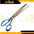Long Upholstery Fabric Cutting Scissors Dressmaking Shears 12in, Blue Handle