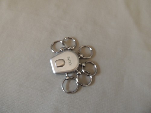 Bookstone metal key chain 6 split-ring holders - Picture 6 of 11