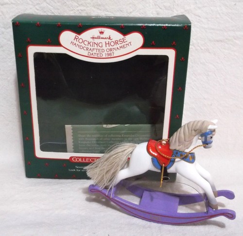 12 Punzen Weihnachtsschmuck - Schaukelpferde + 2 Ständer gebraucht OVP - Bild 4 von 12