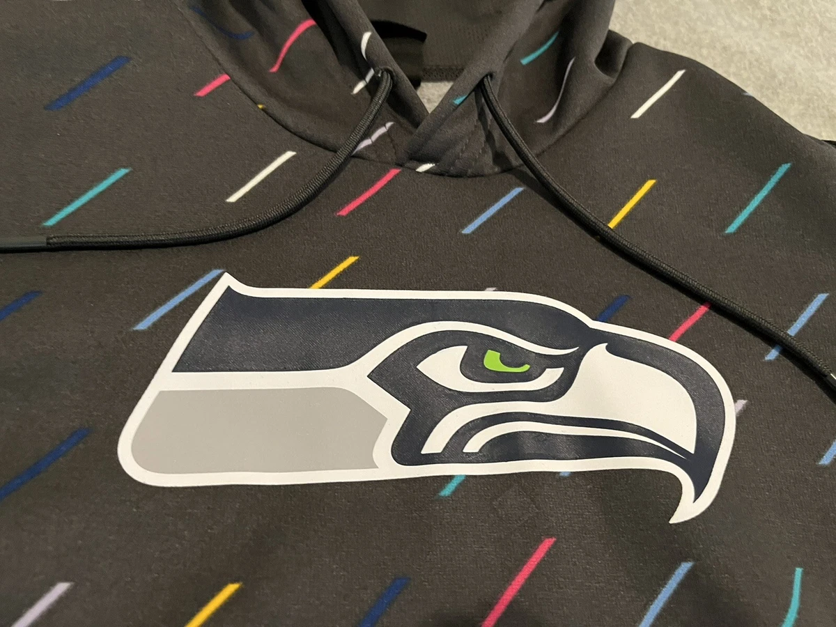Nike 2021 NFL Seattle Seahawks Crucial Catch Therma Hoodie Sweater