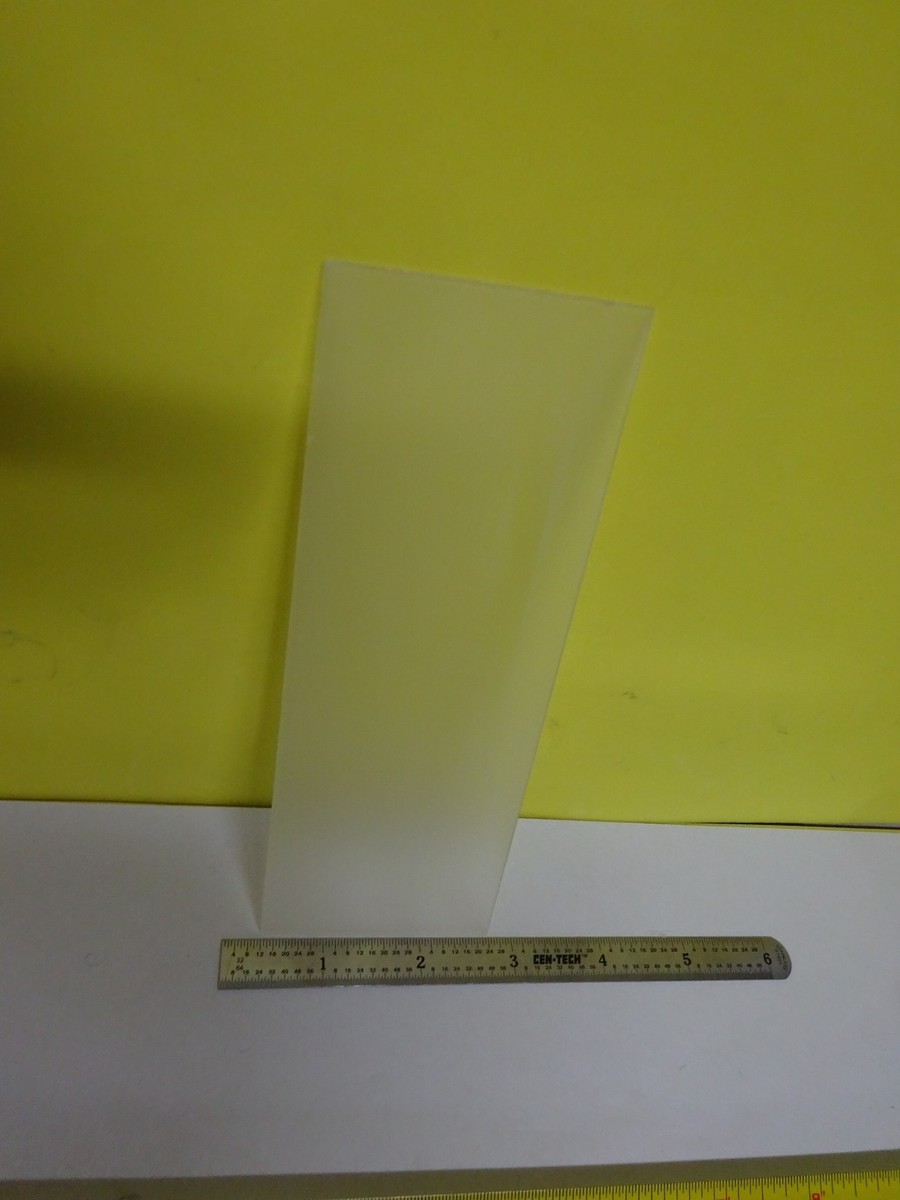 LARGE SYNTHETIC QUARTZ SEED SINGLE CRYSTAL PIEZOELECTRIC OPTICS AS