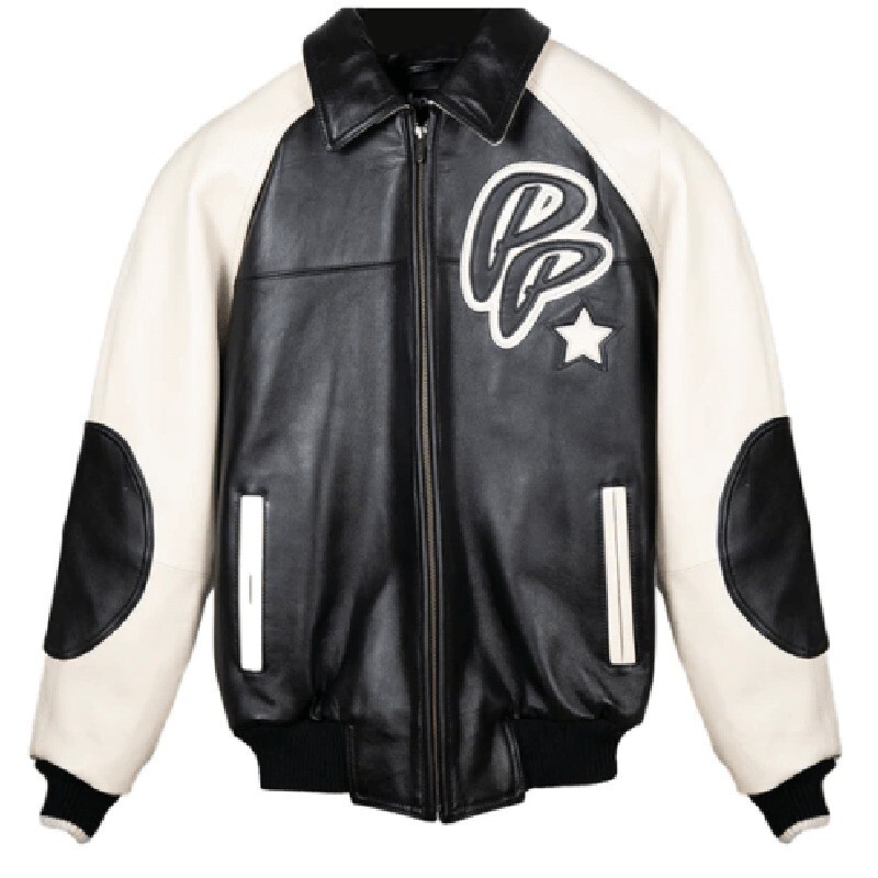 Chaqueta de cuero de motociclista de cuero de vaca genuina Soda Club clásica negra Pelle Pelle para hombre