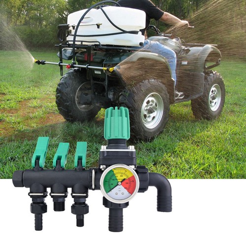 Agricultural Sprayer Control Shut Off Valve 3 Way Water Splitter High Pressure - Picture 5 of 10