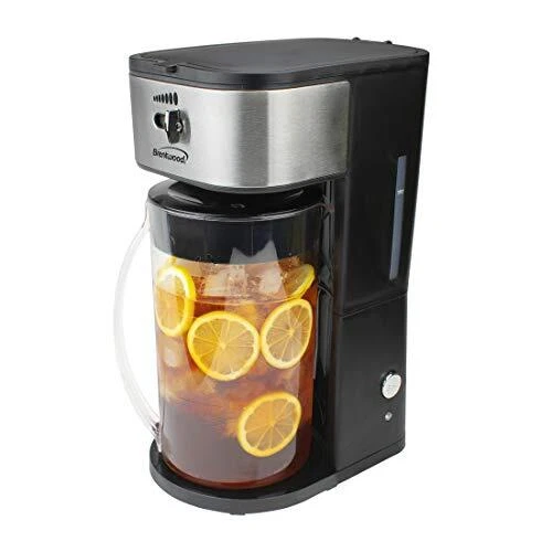 Brentwood Iced Coffee and Tea Maker Brew 8 Servings Customize Strength 64 Ounce