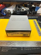 RCBS Gray Plastic Die Storage Box #9890