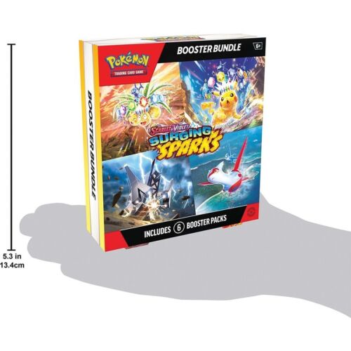 ✅POKEMON TCG Scarlet & Violet Surging Sparks Booster Bundle Set X6 Pack⚡ - Picture 4 of 5