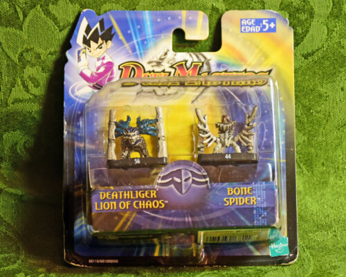 2003 DUEL MASTERS FIGURES BY HASBRO - DEATHLIGER LION OF CHAOS BONE SPIDER MOC