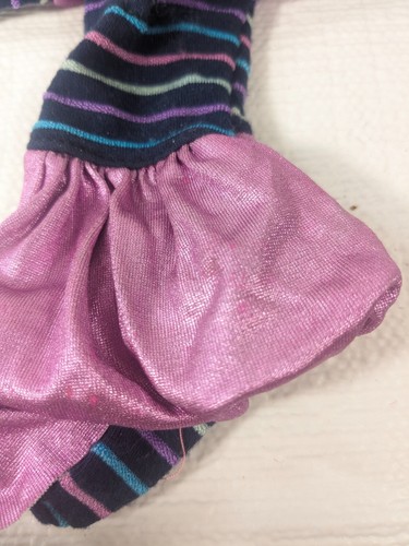 JEM & The Holograms There's a Melody On Stage Fashions dress stripes pink lame - Picture 7 of 10