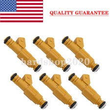 6Pcs Fuel Injectors Set For 1987-1998 Bosch & Jeep Grand Cherokee Wrangler 4.0L