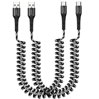 2 Pack USB-C Cable FAST Charger Cord for Samsung Galaxy S25 S24 S23 S22 A15 A54